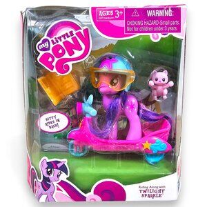 Hasbro My Little Pony Riding Along with Twilight Sparkle Scooter G4 MLP NEW 2010